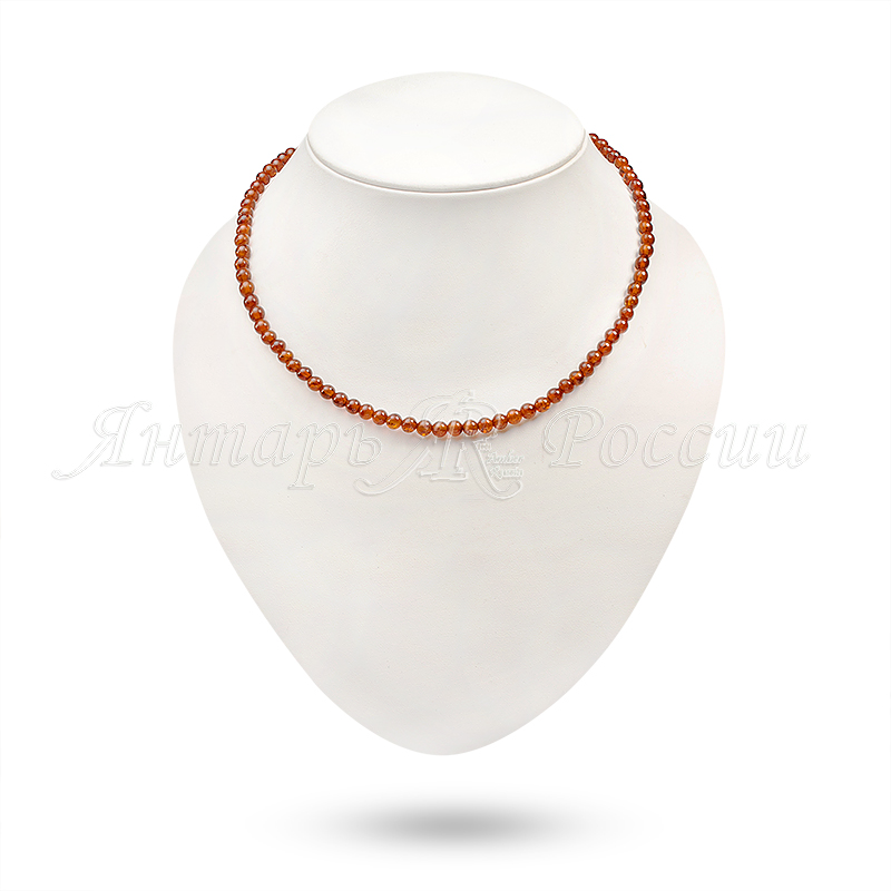 Бусы, янтарь